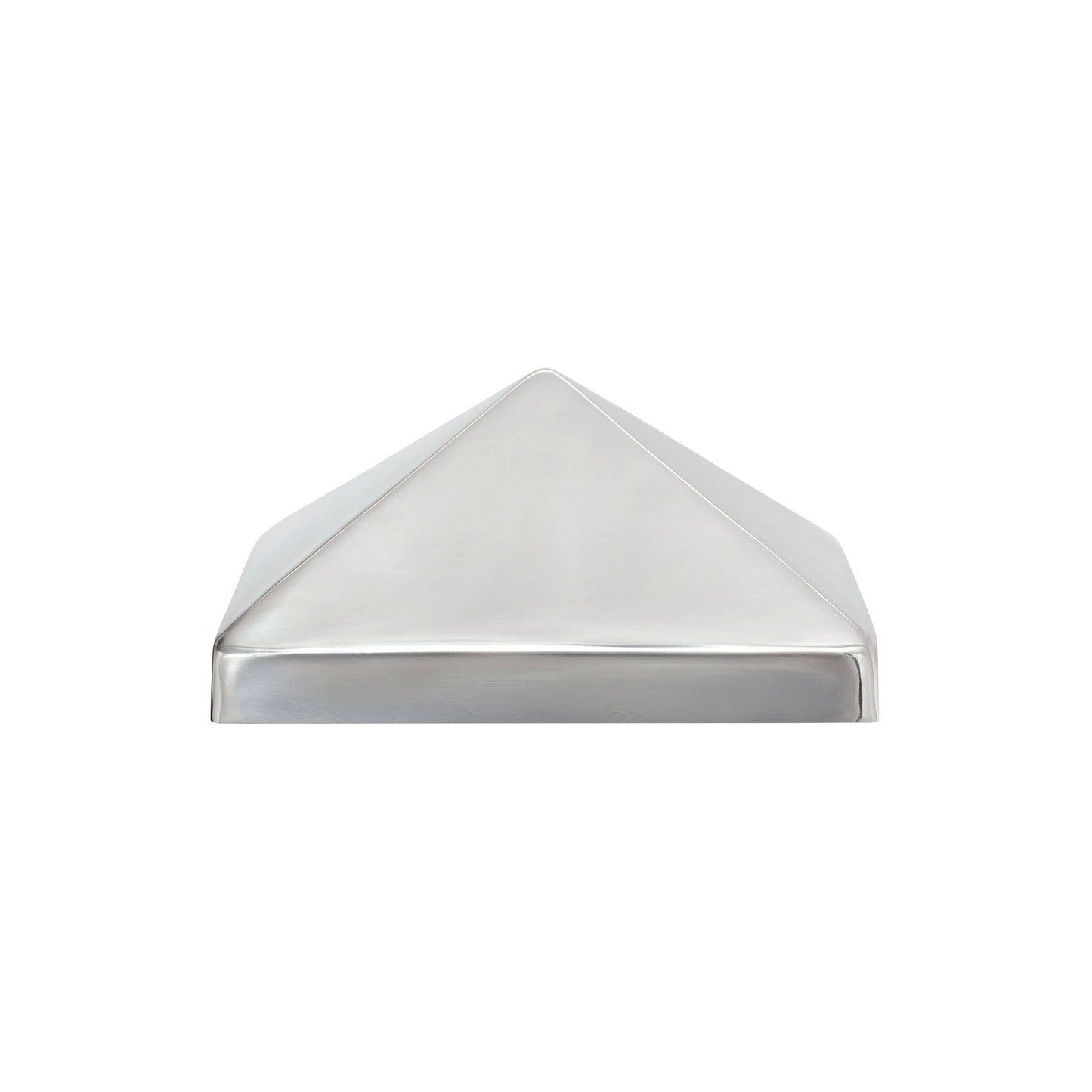 PERMAKAP 8-in x 8-in Pyramid Nautical Grade Polished Stainless Steel Deck Post Cap