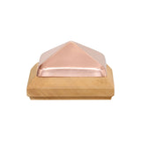 PERMAKAP 4-in x 4-in West Indies Pyramid One-Piece Sanded Copper Mahogany Deck Post Cap