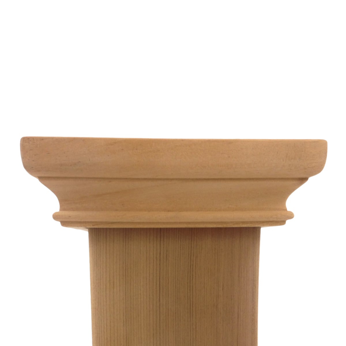 PERMAKAP 5-in x 5-in West Indies One-Piece Sanded Wood Mahogany Deck Post Cap