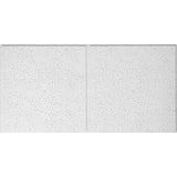 USG Ceilings 4-ft x 2-ft White Mineral Fiber Drop Ceiling Tile (4-Pack, 32-sq ft / Case)