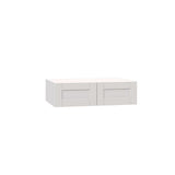 Shaker Assembled 36x20x24 in. Deep Wall Bridge Cabinet in Vanilla White - Super Arbor