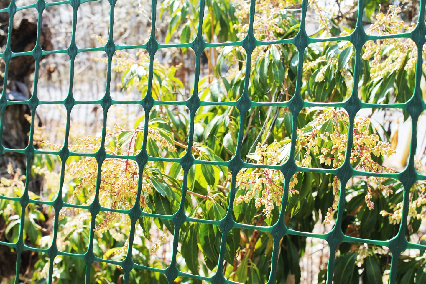 Tenax Green HDPE Extruded Mesh Rolled Fencing 2-in x 2-in - 25 Ft Long