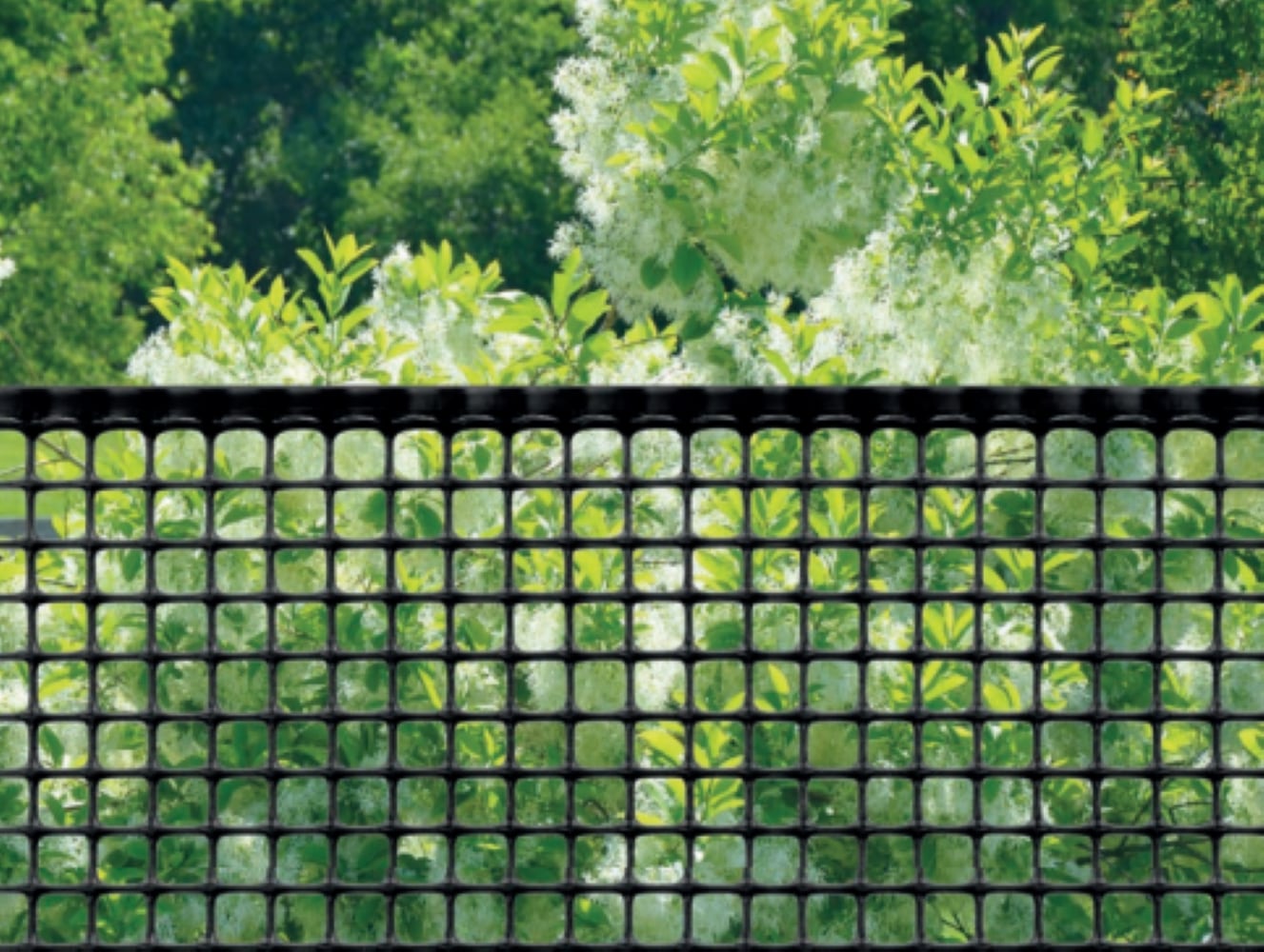 Tenax 15-ft x 3-ft Black Hdpe Extruded Mesh Rolled Fencing with Mesh Size 3/4-in x 1-in
