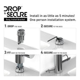 allen + roth Gillen Stainless Utility Faucet with Pulldown Sprayer