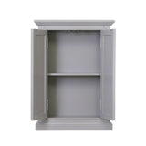 Water Creation Derby 24-in x 33-in x 8-in Grey Bathroom Wall Cabinet