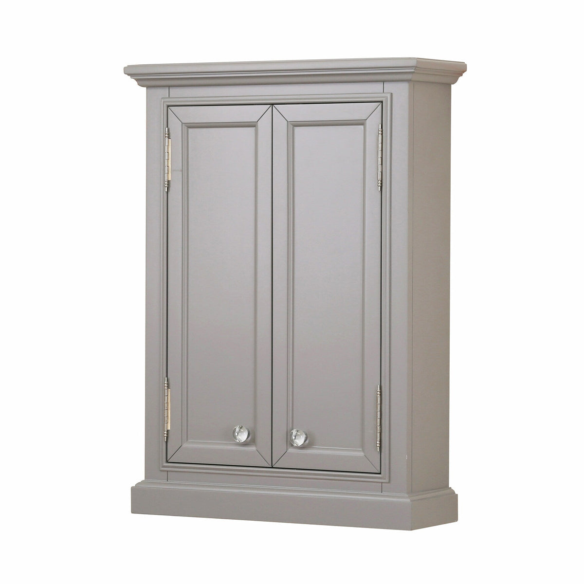 Water Creation Derby 24-in x 33-in x 8-in Grey Bathroom Wall Cabinet