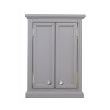 Water Creation Derby 24-in x 33-in x 8-in Grey Bathroom Wall Cabinet