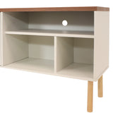 Sunnydaze Decor Off-white Contemporary/Modern Mdf Media Cabinet