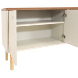 Sunnydaze Decor Off-white Contemporary/Modern Mdf Media Cabinet