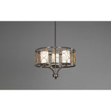 Progress Lighting Cirrine 3-Light Antique Bronze Transitional Chandelier