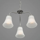 Progress Lighting Classic 3-Light Brushed Nickel Traditional Chandelier