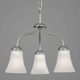 Progress Lighting Classic 3-Light Brushed Nickel Traditional Chandelier