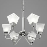 Progress Lighting Clifton Heights 6-Light Brushed Nickel Craftsman Chandelier