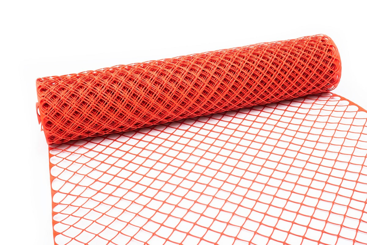 Tenax 5-ft H x 100-ft L Construction HDPE Safety Fence