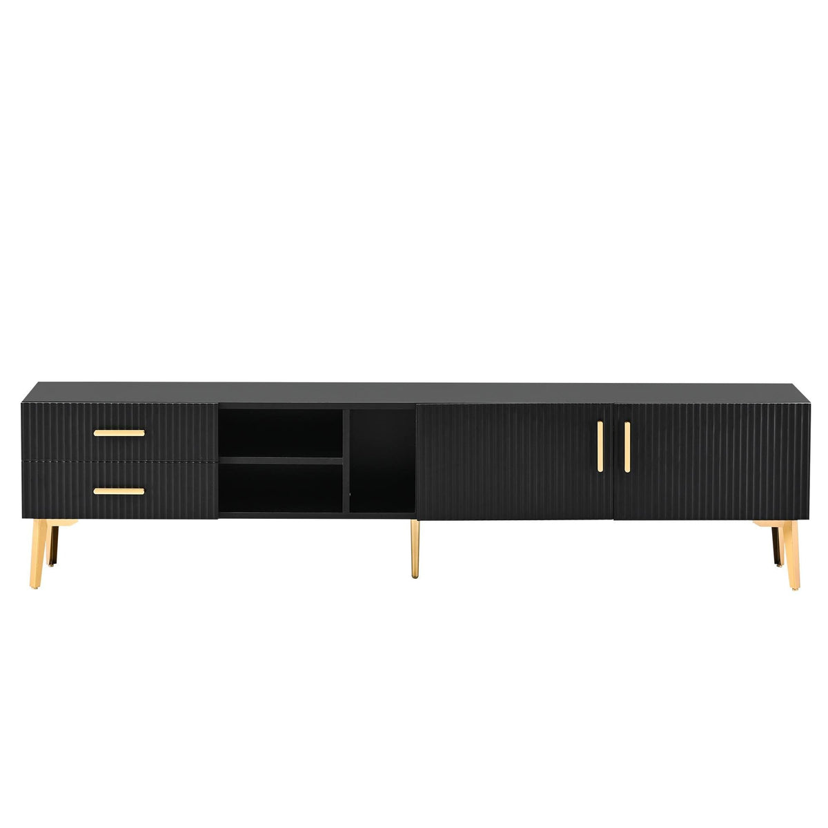 Yiekholo Modern/Contemporary Walnut Tv Cabinet (Accommodates TVs up to 65-in)