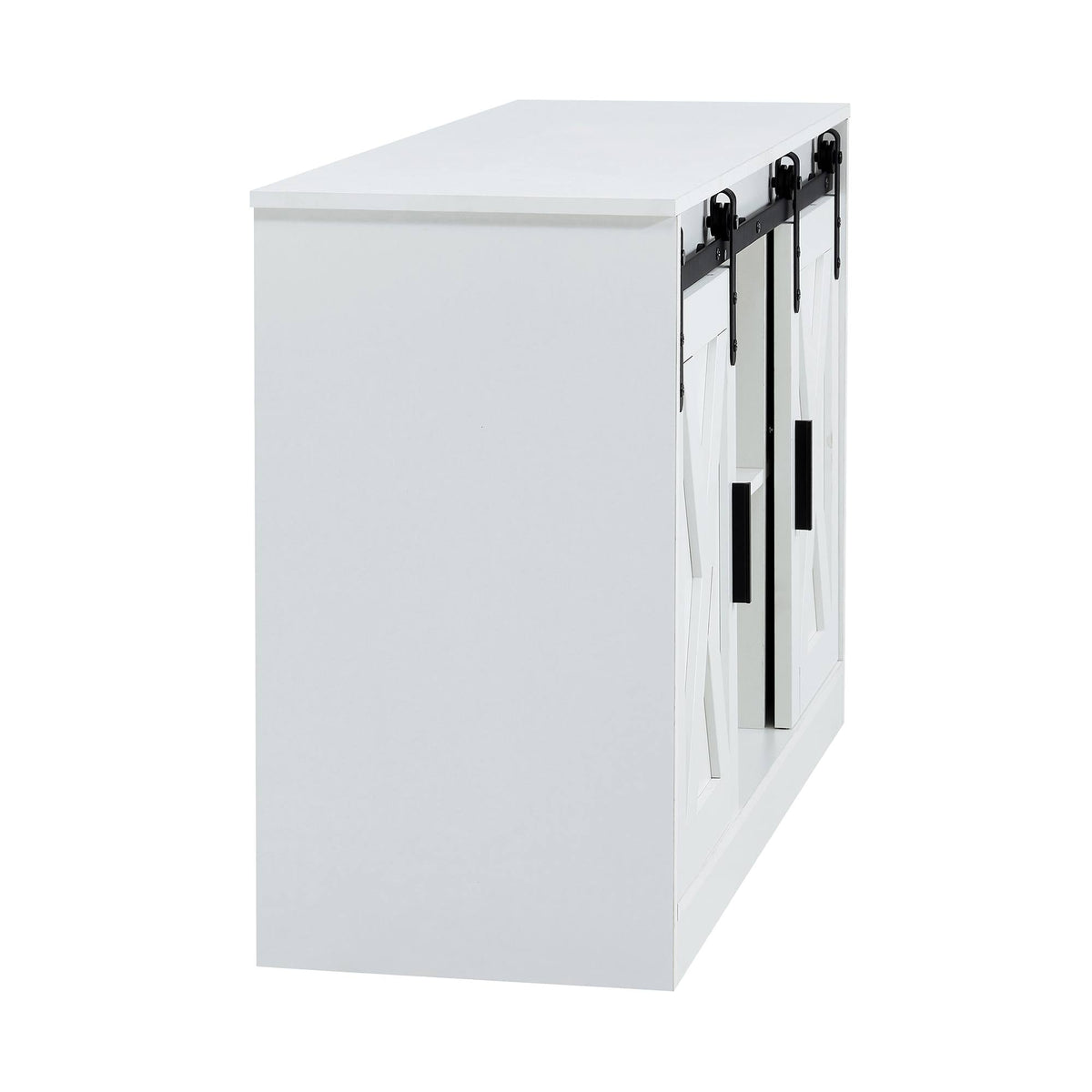 Yiekholo Modern/Contemporary Black Tv Cabinet (Accommodates TVs up to 65-in)