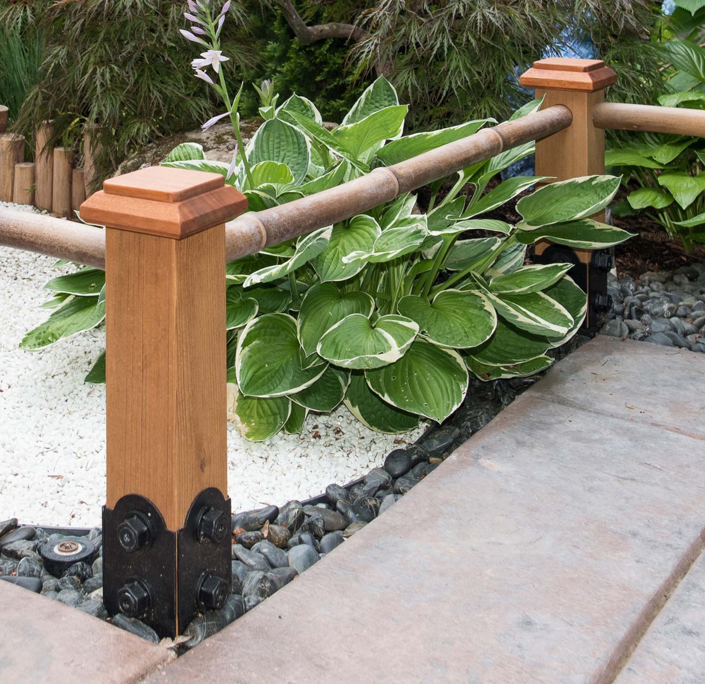 PERMAKAP 4-in x 4-in Traditional One-Piece Sanded Wood Mahogany Deck Post Cap