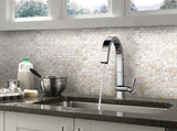 Apollo Tile White 11-in x 12-in Polished Natural Shell Diamond Brick Look Floor and Wall Tile (18.52-sq. ft/ Carton)