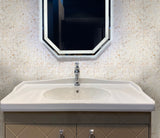 Apollo Tile Jewelicious Beige and White Natural Shell 12-in x 12-in Polished Natural Shell Mixed Pattern Patterned Wall Tile (19.02-sq. ft/ Carton)