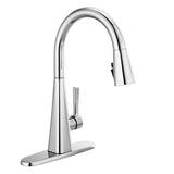 Lenta Touch Single-Handle Pull-Down Sprayer Kitchen Faucet with ShieldSpray Technology in Champagne Bronze - Super Arbor
