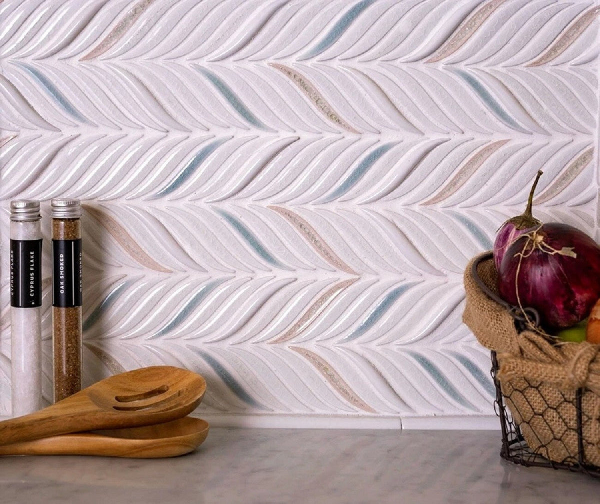 Apollo Tile Deluxe White 10-in x 12-in Glossy Ceramic Mixed Pattern Patterned Wall Tile (4.18-sq. ft/ Carton)