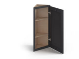 Valleywood Cabinetry 12-in W x 30-in H x 12-in D Ideal Gray Birch Diagonal Corner Wall Ready To Assemble Plywood Cabinet (Flat Panel Shaker Style)