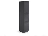 Valleywood Cabinetry 18-in W x 90-in H x 24-in D Ideal Gray Birch Pantry Ready To Assemble Plywood Cabinet (Flat Panel Shaker Door Style)
