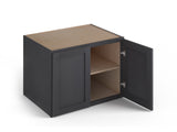 Valleywood Cabinetry 33-in W x 24-in H x 24-in D Ideal Gray Birch Wall Ready To Assemble Plywood Cabinet (Flat Panel Shaker Door Style)