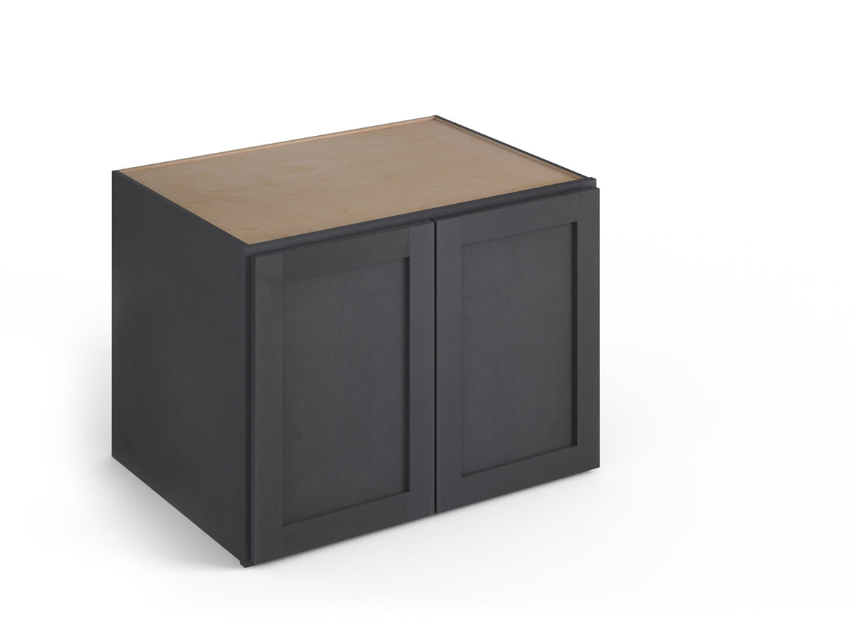 Valleywood Cabinetry 36-in W x 24-in H x 24-in D Ideal Gray Birch Wall Ready To Assemble Plywood Cabinet (Flat Panel Shaker Door Style)