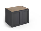 Valleywood Cabinetry 33-in W x 24-in H x 24-in D Ideal Gray Birch Wall Ready To Assemble Plywood Cabinet (Flat Panel Shaker Door Style)
