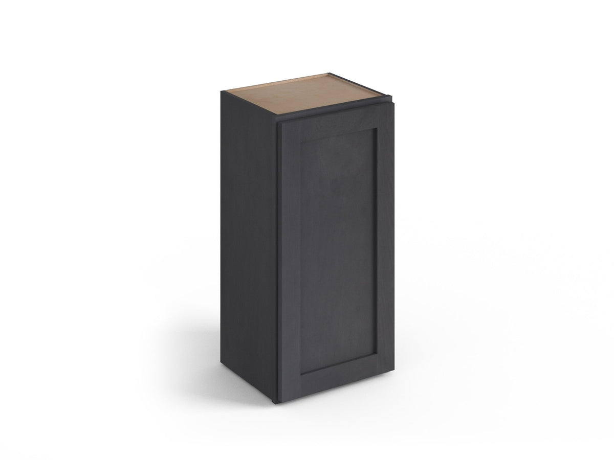 Valleywood Cabinetry 15-in W x 30-in H x 12-in D Ideal Gray Birch Wall Ready To Assemble Plywood Cabinet (Flat Panel Shaker Door Style)