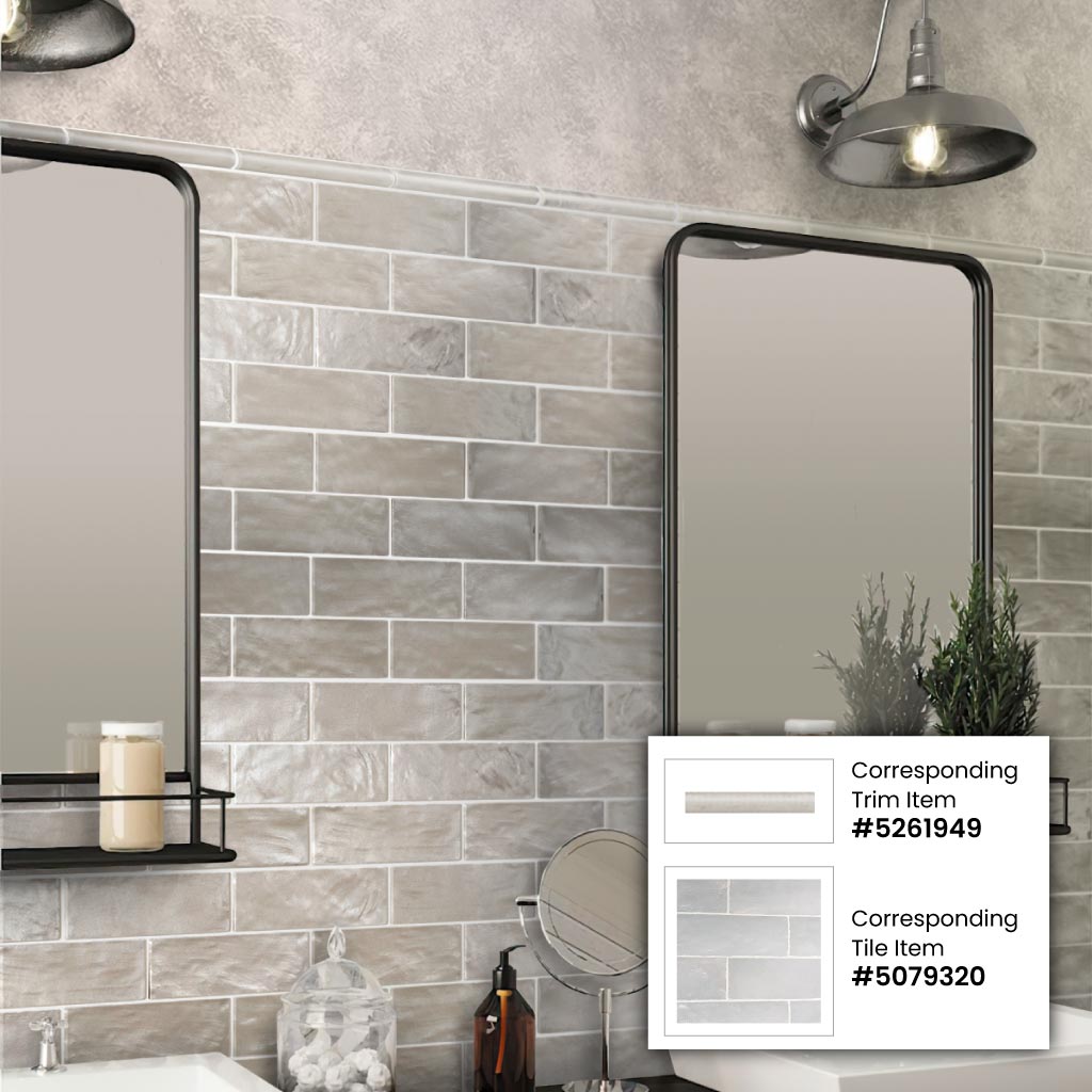 Apollo Tile Duchess Beige 2-1/2-in x 8-in Glossy Ceramic Brick Subway Floor and Wall Tile (5.38-sq. ft/ Carton)