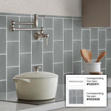 Apollo Tile 10-Pack Fossil Gray 1/2-in x 12-in Glass Pencil Tile (0.5-sq. ft/ Carton)