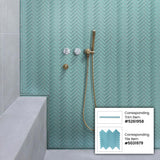 Apollo Tile 10-Pack Sapphire Blue 1/2-in x 12-in Glass Pencil Tile (0.5-sq. ft/ Carton)