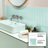 Apollo Tile Colorway Cadet Blue 3-in x 12-in Glossy Glass Brick Subway Wall Tile (5-sq. ft/ Carton)