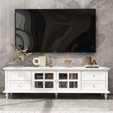FUFU&GAGA Modern/Contemporary White Tv Cabinet (Accommodates TVs up to 80-in)