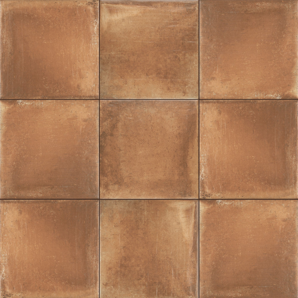 Merola Tile Rustic Cotto 13 in. x 13 in. Porcelain Floor and Wall Tile, Brown (14.4 sq. ft./Case)