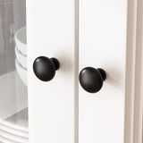 FUFU&GAGA Contemporary/Modern White Curio Cabinet