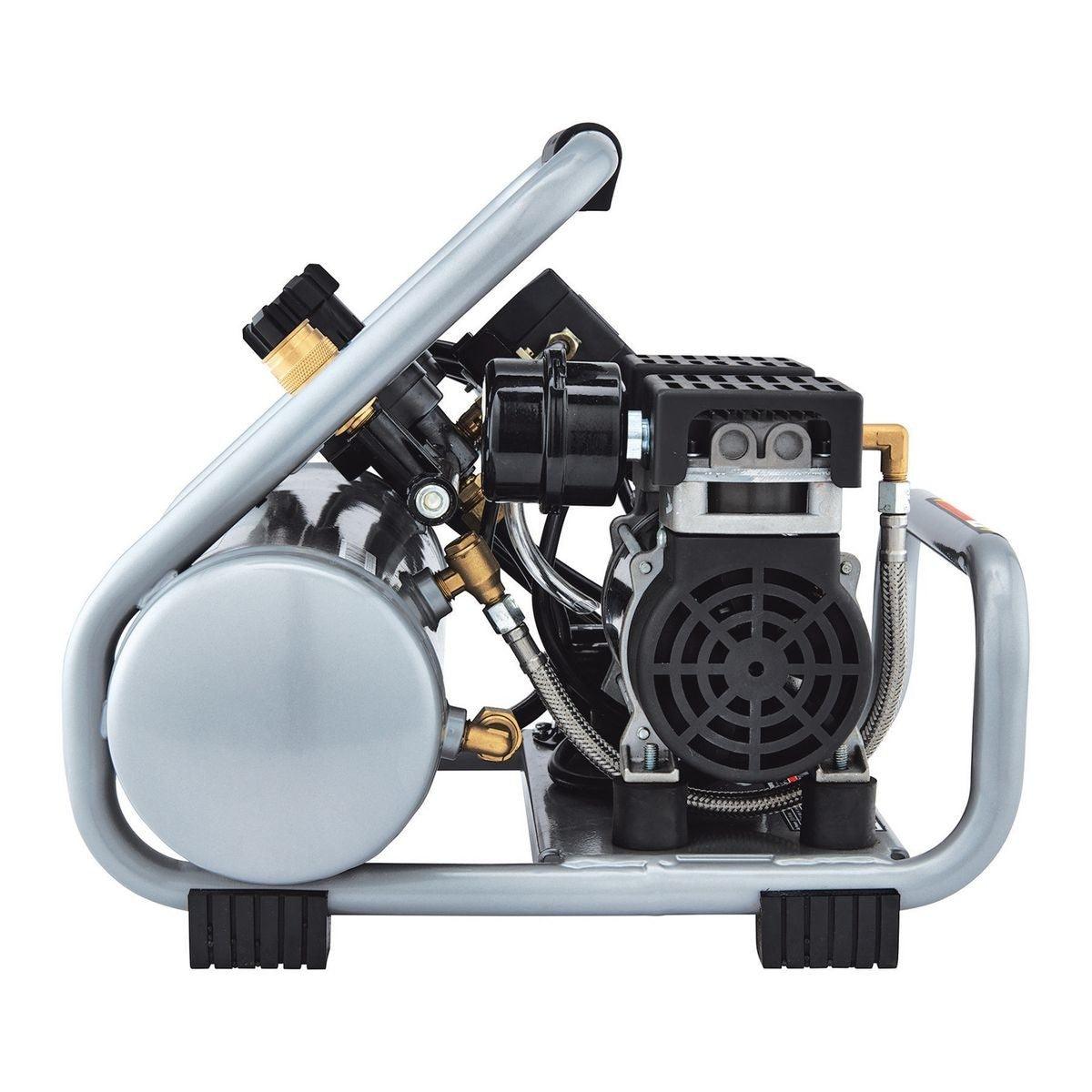 1 Gallon 135 PSI Ultra Quiet Hand Carry Jobsite Air Compressor