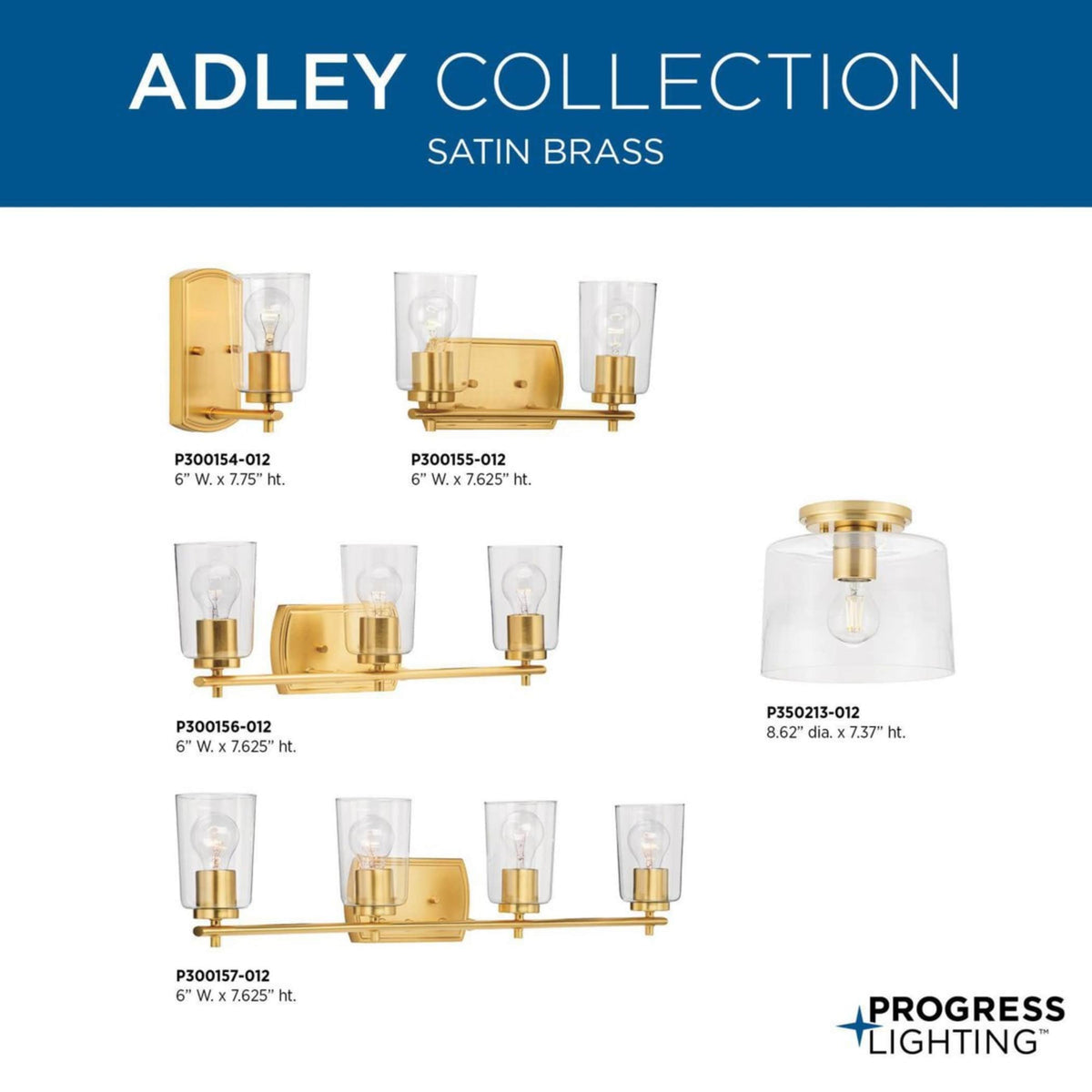 Progress Lighting Adley 5-Light Matte Black Transitional Chandelier