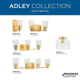 Progress Lighting Adley 5-Light Matte Black Transitional Chandelier