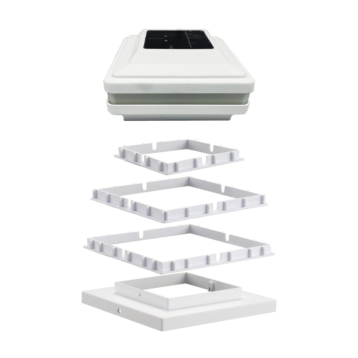 Harbor Breeze White Plastic Deck Post Cap