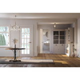 Progress Lighting Vertex 3-Light Brushed Nickel Modern/Contemporary Chandelier