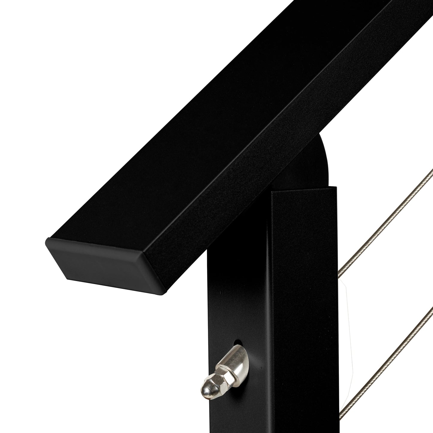 CityPost Stair Deck Mount 26-ft x 42-in Black Steel Deck Cable Rail Kit