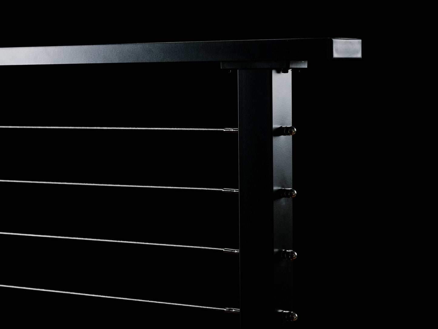 CityPost Face Mount x 42-in Bronze Steel Deck Cable Rail Kit
