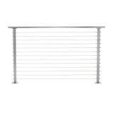 CityPost Deck Mount x 36-in Grey Steel Deck Cable Rail Kit