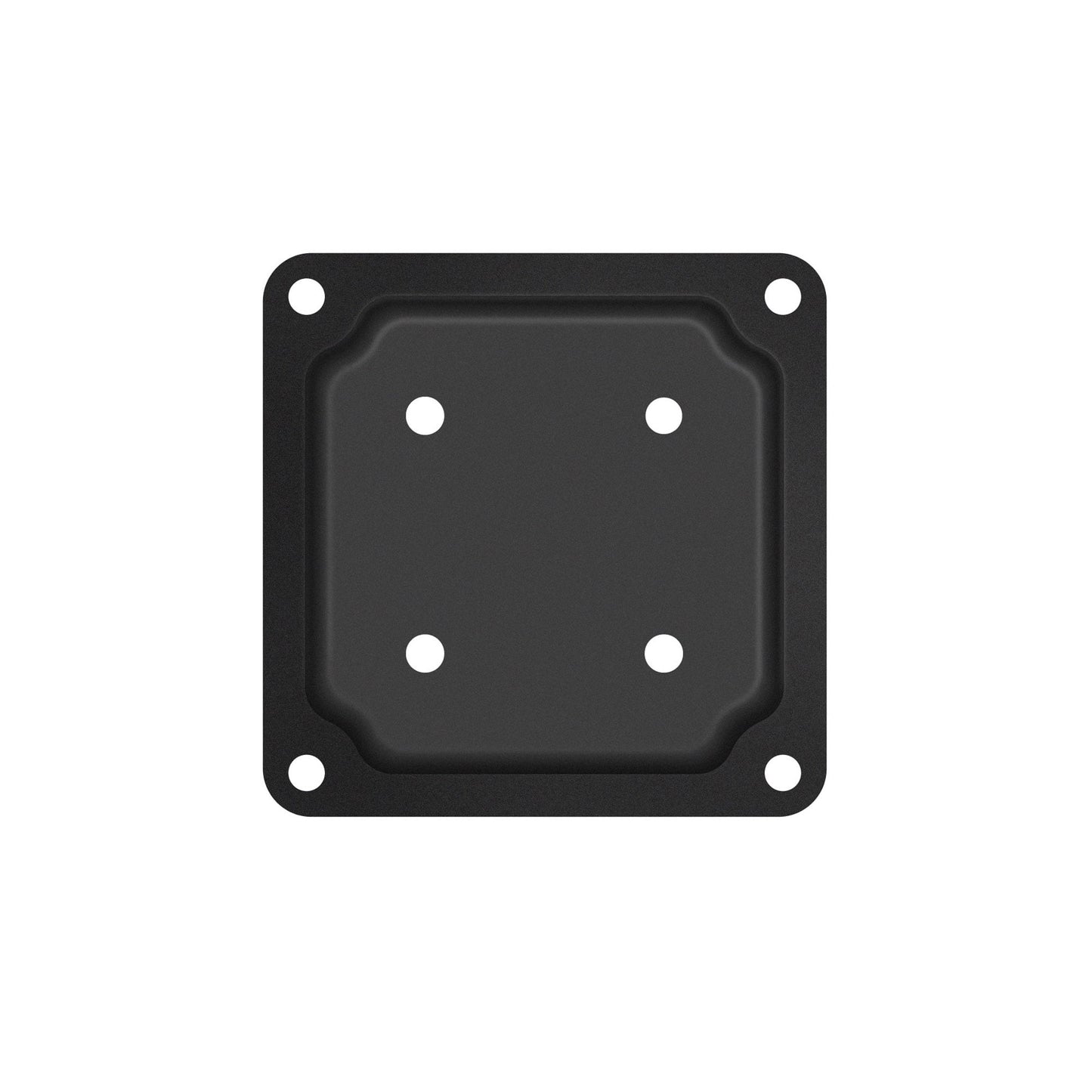 Nuvo Iron 4.7-in x 4.7-in Black Powder Coated Steel Post Connector