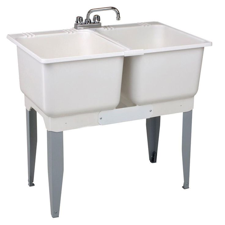 36 in. x 34 in. Plastic Laundry Tub