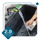 Cambridge Resources 1-Basin Black Freestanding Utility Tub with Drain and Faucet