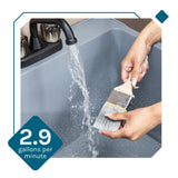 Cambridge Resources 22.88-in Gray Utility Tub with Drain and Faucet